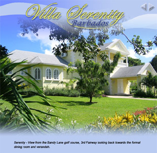 Click to visit the Serenity Villa in Barbados web site